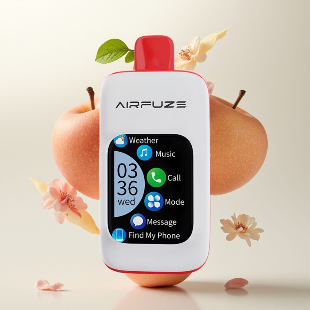 AirFuze Smart 30000 Puffs Engangs Pod - 5% Nikotin, 900mAh Batteri, Type-C, Triple Eple