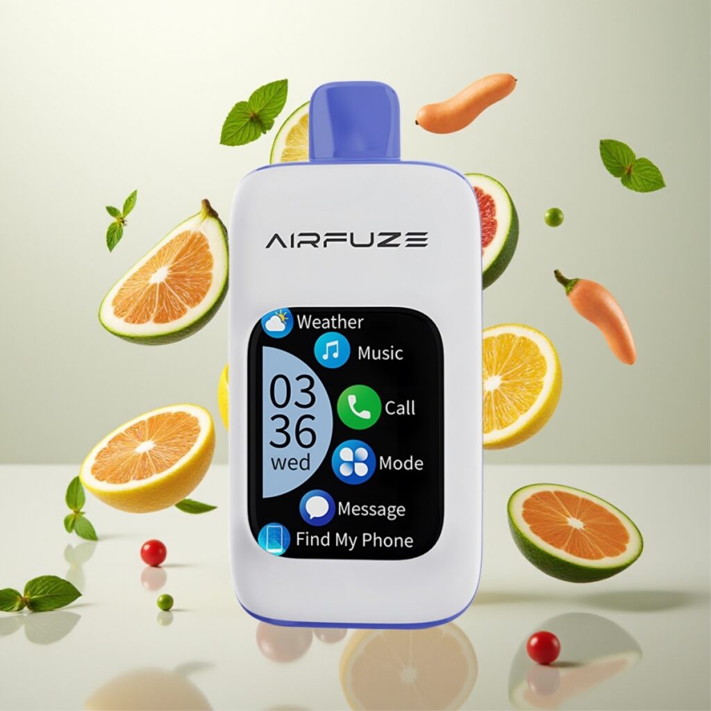 AirFuze Smart 30000 Puffs Engangs Pod – 5% Nikotin, 900mAh, Type-C, Miami Mynte