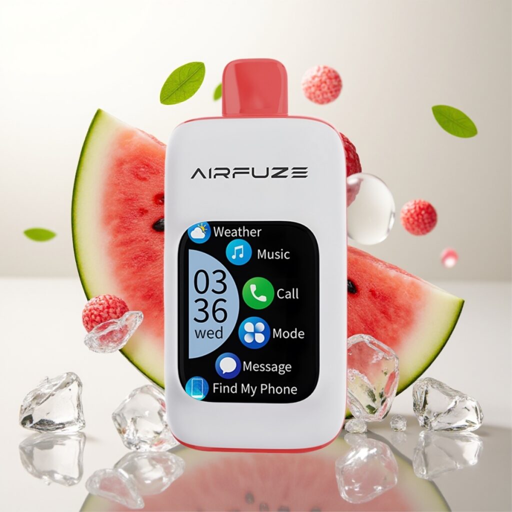 AirFuze Smart 30000 Puffs Engangs Pod - 5% Nikotin, 900mAh, Type-C, Vannmelon Is