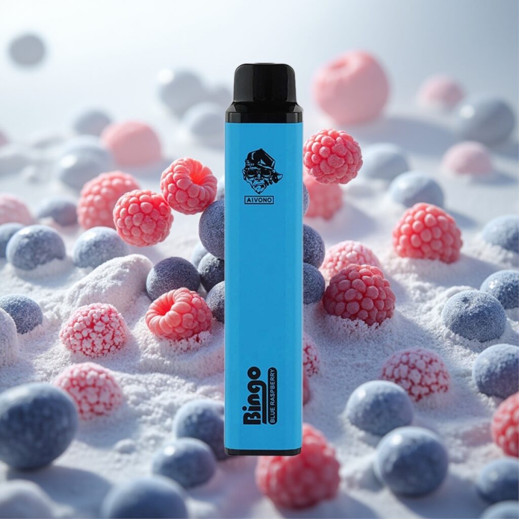 Aivono AIM BINGO 4000 Puffs Blåbringebær – 10 mL, 1000mAh, opptil 4000 puff