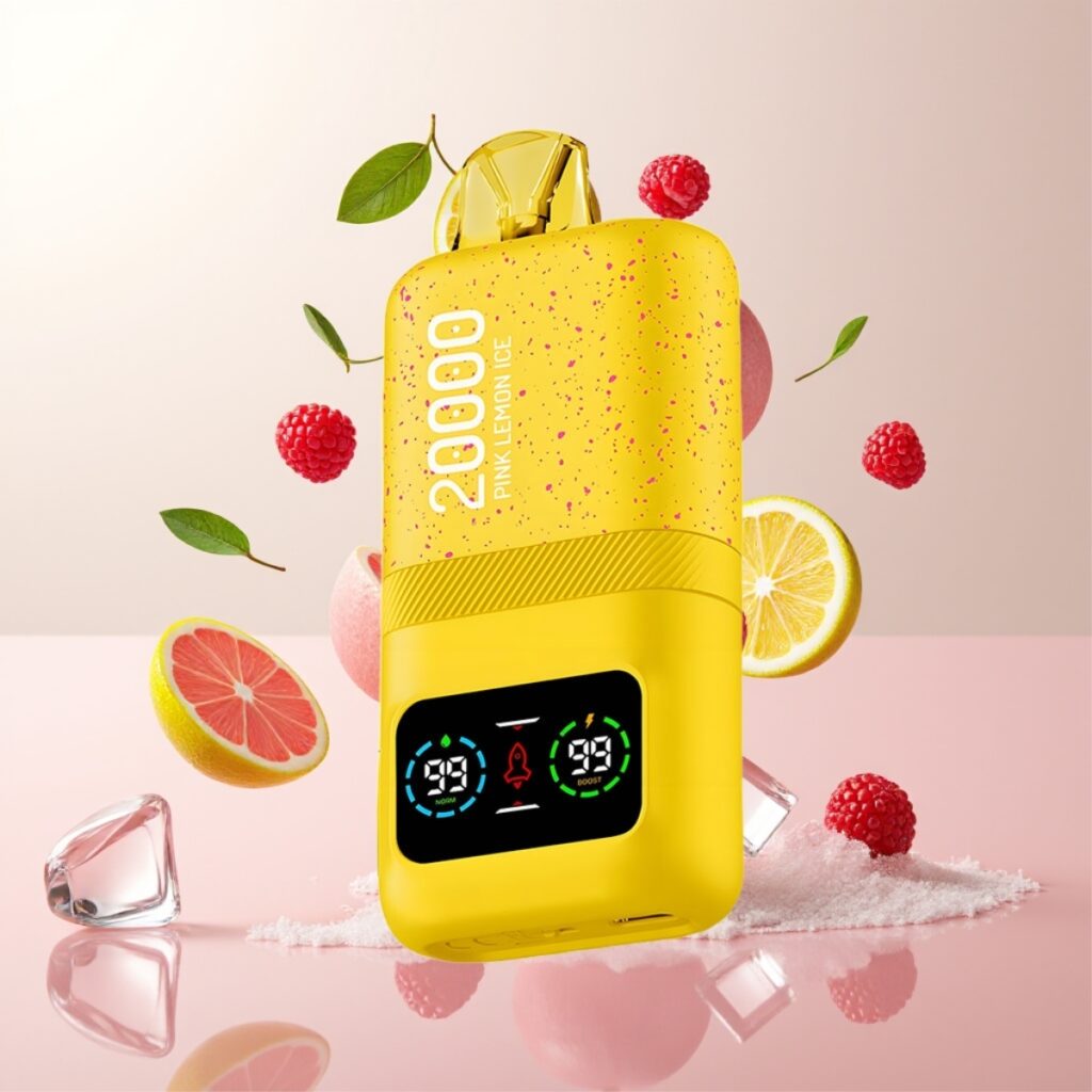 Aivono AIM MAGIC 20000 Puffs – 26ml E-liquid, 600mAh, Type-C, LCD, 10 Smaker, Rosa Sitron Is