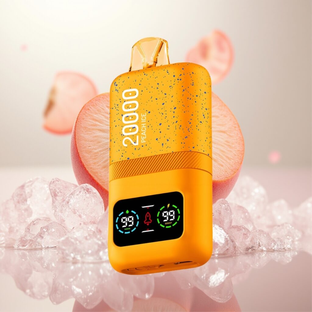 Aivono AIM MAGIC 20000 Puffs – 26ml E-liquid, Type-C-lading, 600mAh Batteri, Fersken Is