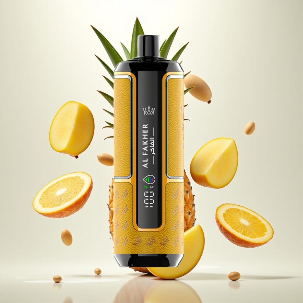 Al Fakher Crown Bar 15K Hypermax Engangs Vape Kit Mango Ananas – 22ml, 600mAh, 15 000 Puff