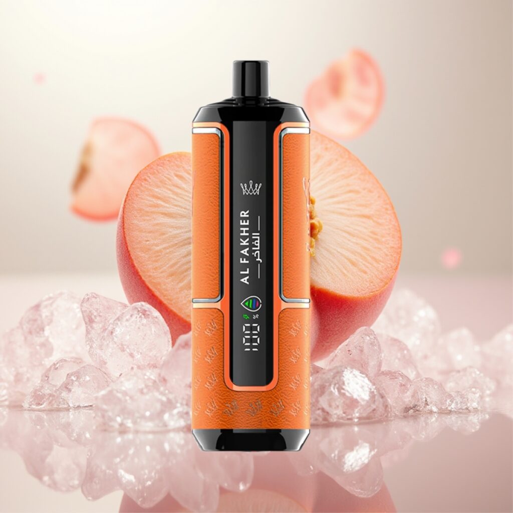 Al Fakher Crown Bar 15K Hypermax Engangs Vape Kit Peach Ice – 22ml, 600mAh, Type-C, 15 000 Puffs