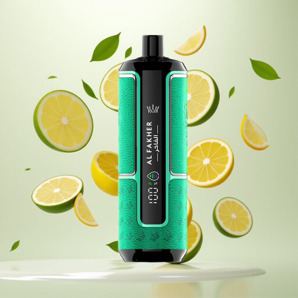 Al Fakher Crown Bar 15K Hypermax Engangs Vape Kit Sitron Lime – 22ml, 15 000 puffs, 600mAh batteri
