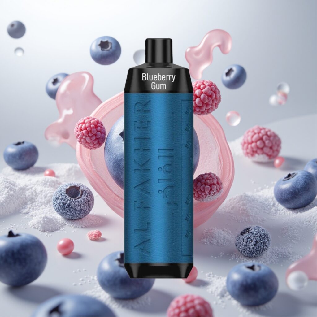 Al Fakher Crown Bar 8000 Crystal Engangs-Damp 600mAh, 18ml, 5mg Nikotin, Blåbærgummi