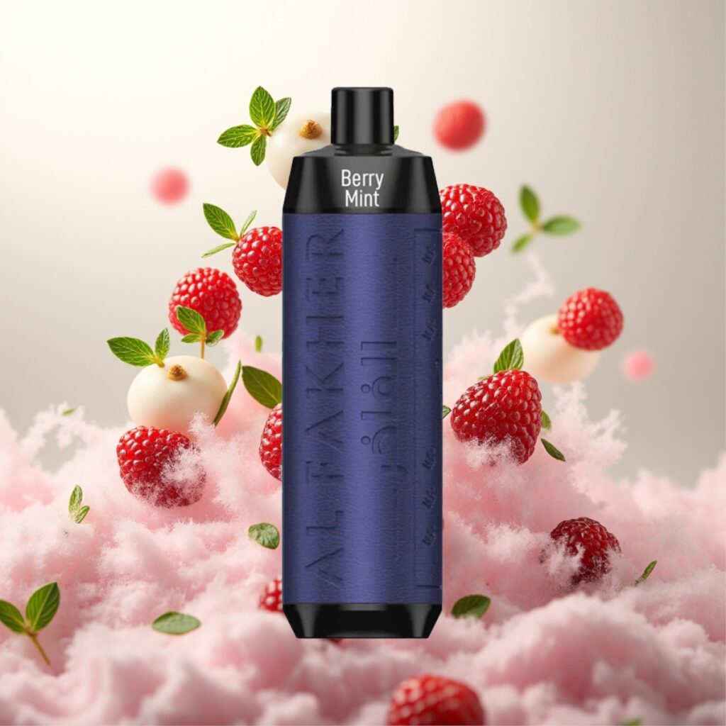 Al Fakher Crown Bar 8000 Crystal Engangs Vape Bærmynt – 600mAh, 18ml, 8000 puff