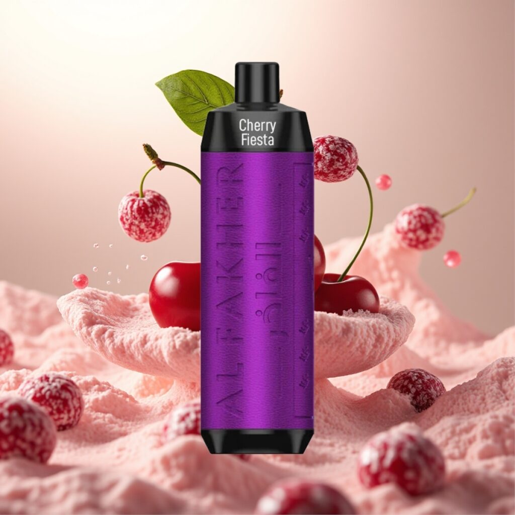 Al Fakher Crown Bar 8000 Crystal Engangs Vape Cherry Fiesta – 18ml, 5mg Nikotin, 8000 Trekk