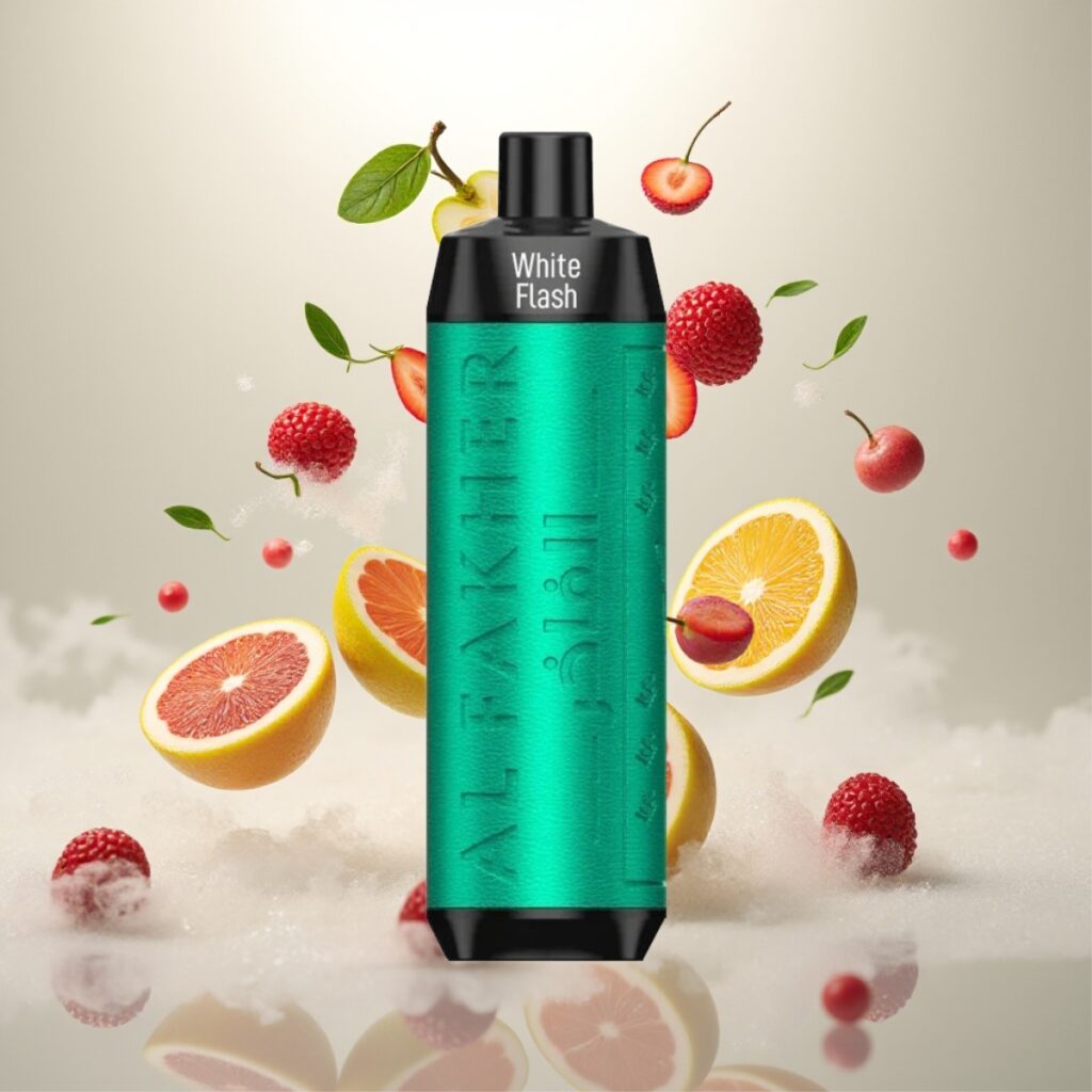 Al Fakher Crown Bar 8000 Crystal Engangs Vape Hvit Blits – 18ml, 5mg, 8000 Puff