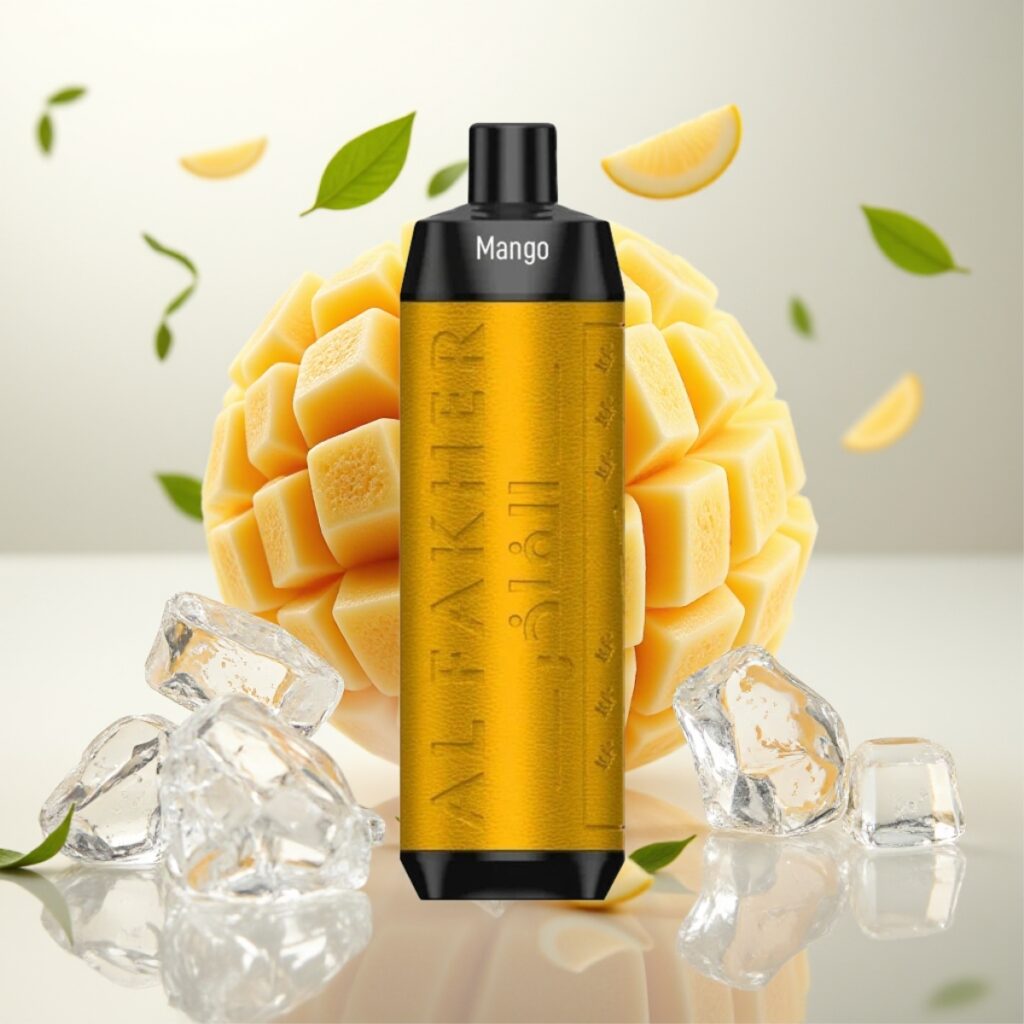 Al Fakher Crown Bar 8000 Crystal Engangs Vape Mango Is – 18ml e-Liqvid, 5mg Nikotin, 8000 Puff