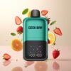 GEEK BAR 2GO 20ml 50000 Puffs To-serie engangs vapepenn Jordbær & Kiwi – Stor Skjerm, Justerbar Smak/Kjølighet, 5% Nikotinsalt