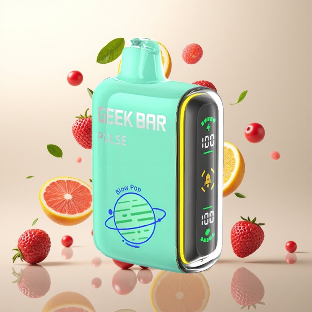 Geek Bar Pulse 15000 Puffs – 16ML, 5% nikotin, justerbar luftstrøm, USB Type-C