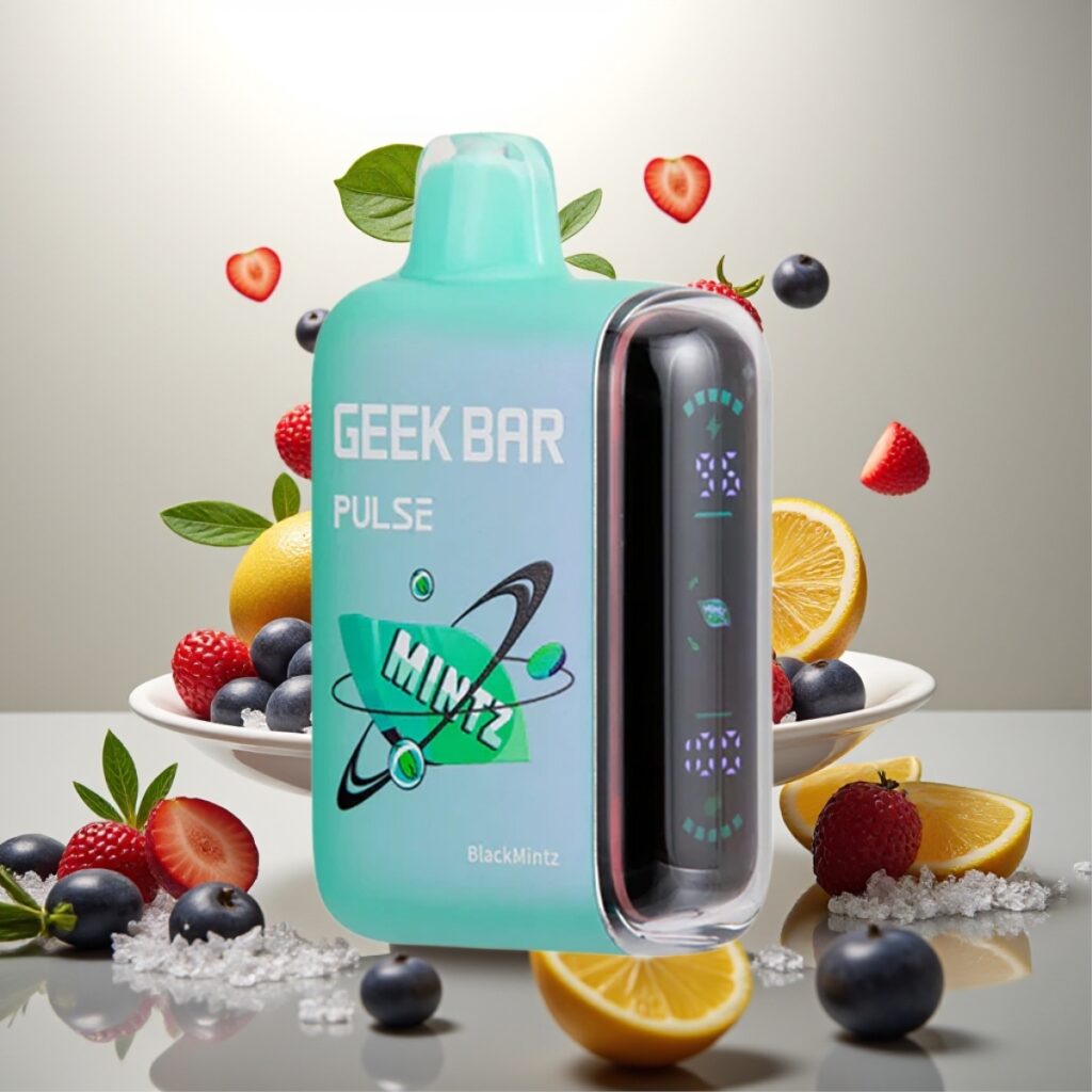 Geek Bar Pulse 15000 Puffs Mintz-utgave – 15.000 treff, 16ML e-væske, 5% nikotin