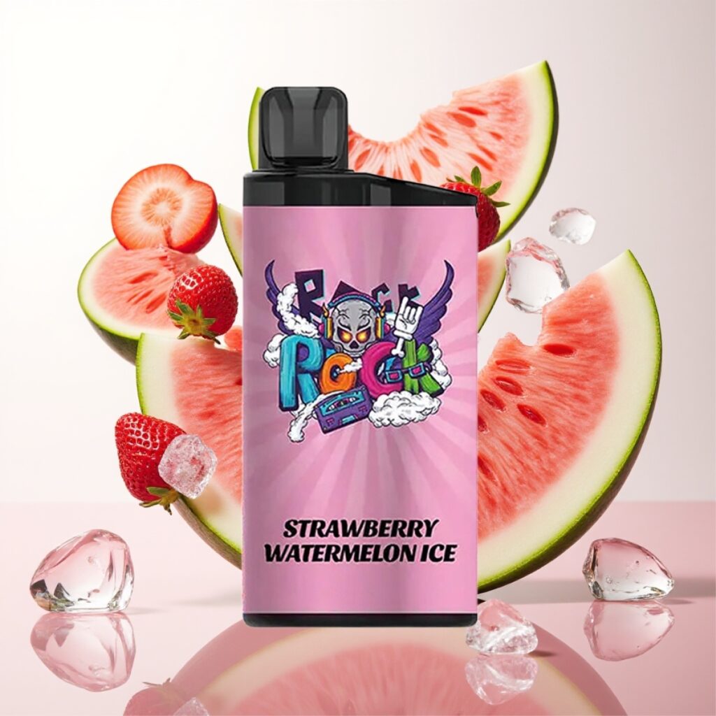 IGET Bar 3500 Puffs Engangsdamper Jordbær Vannmelon Is – 1400 mAh, 1.2 Ohm Mesh Coil
