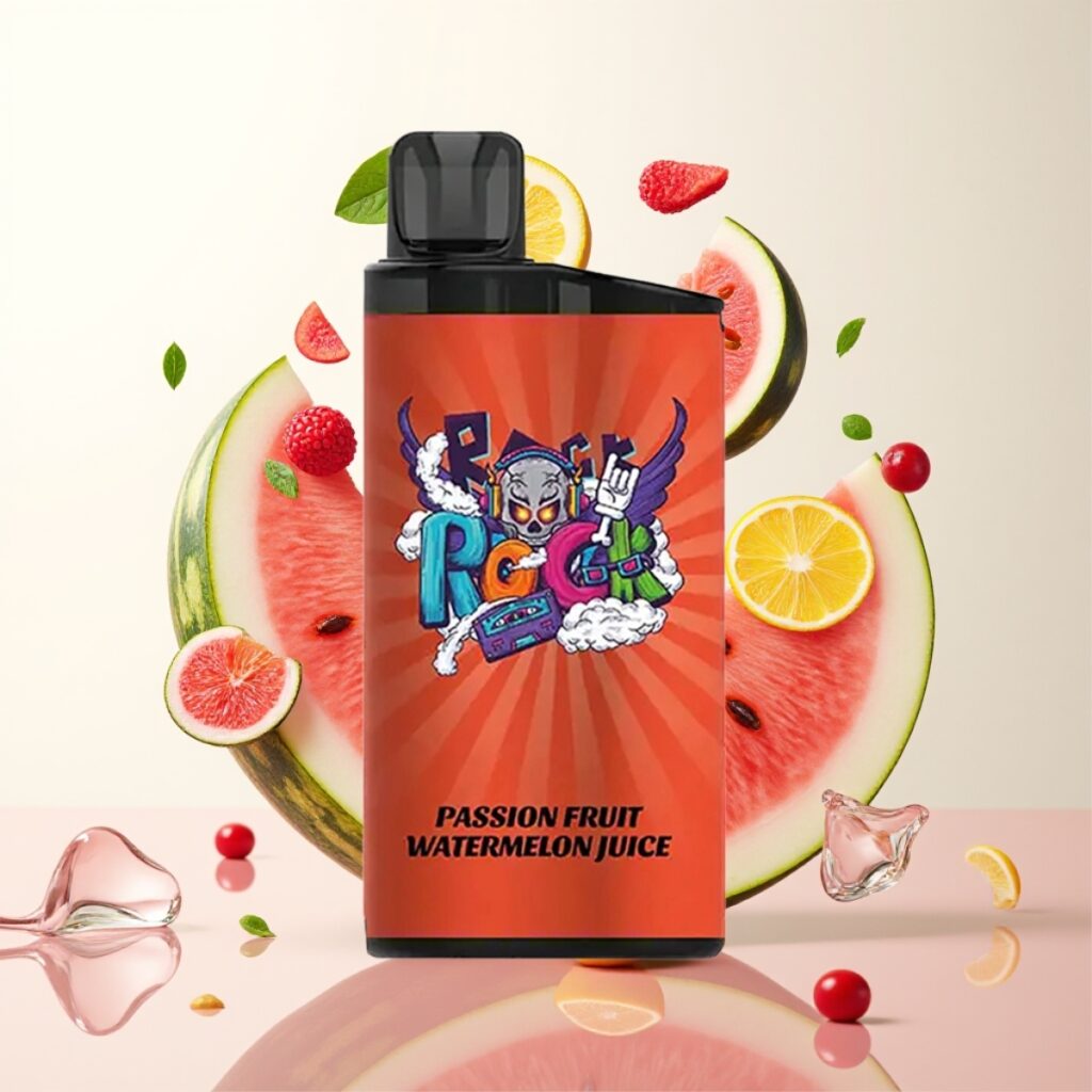 IGET Bar 3500 Puffs Engangsdamper med Pasjonsfrukt og Vannmelon – 1400 mAh, 1.2 Ohm Mesh Coil