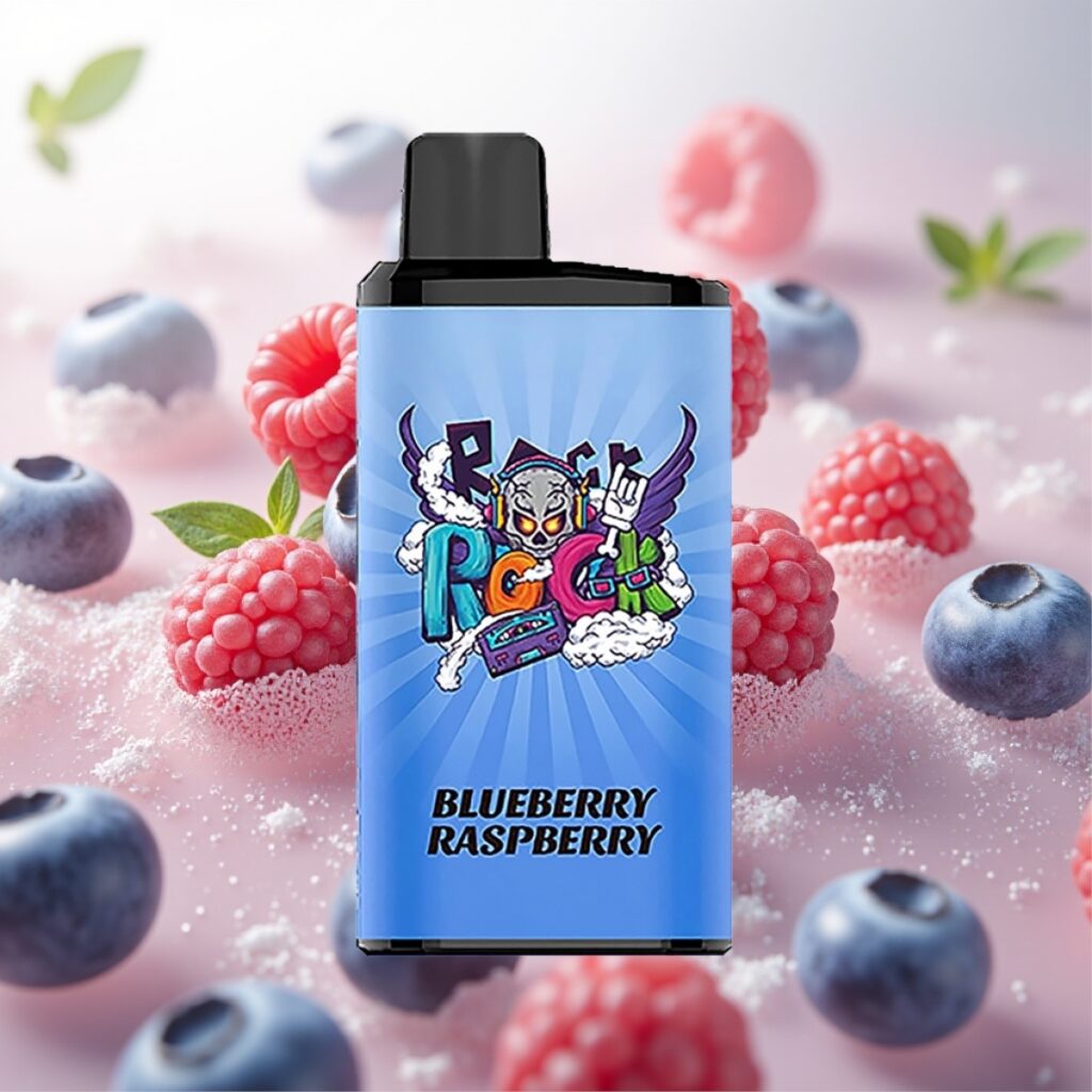 IGET Bar Pro 10000 Puffs Engangsdamper Blåbær og Bringebær – 2000 mAh, 1.2 Ohm Mesh Coil