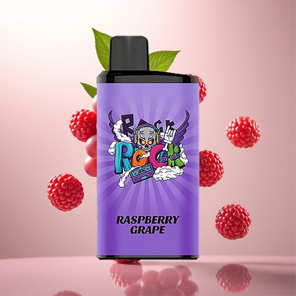 IGET Bar Pro 10000 Puffs Engangsvape Bringebær Drue – 2000 mAh, 1.2 Ohm Mesh Coil