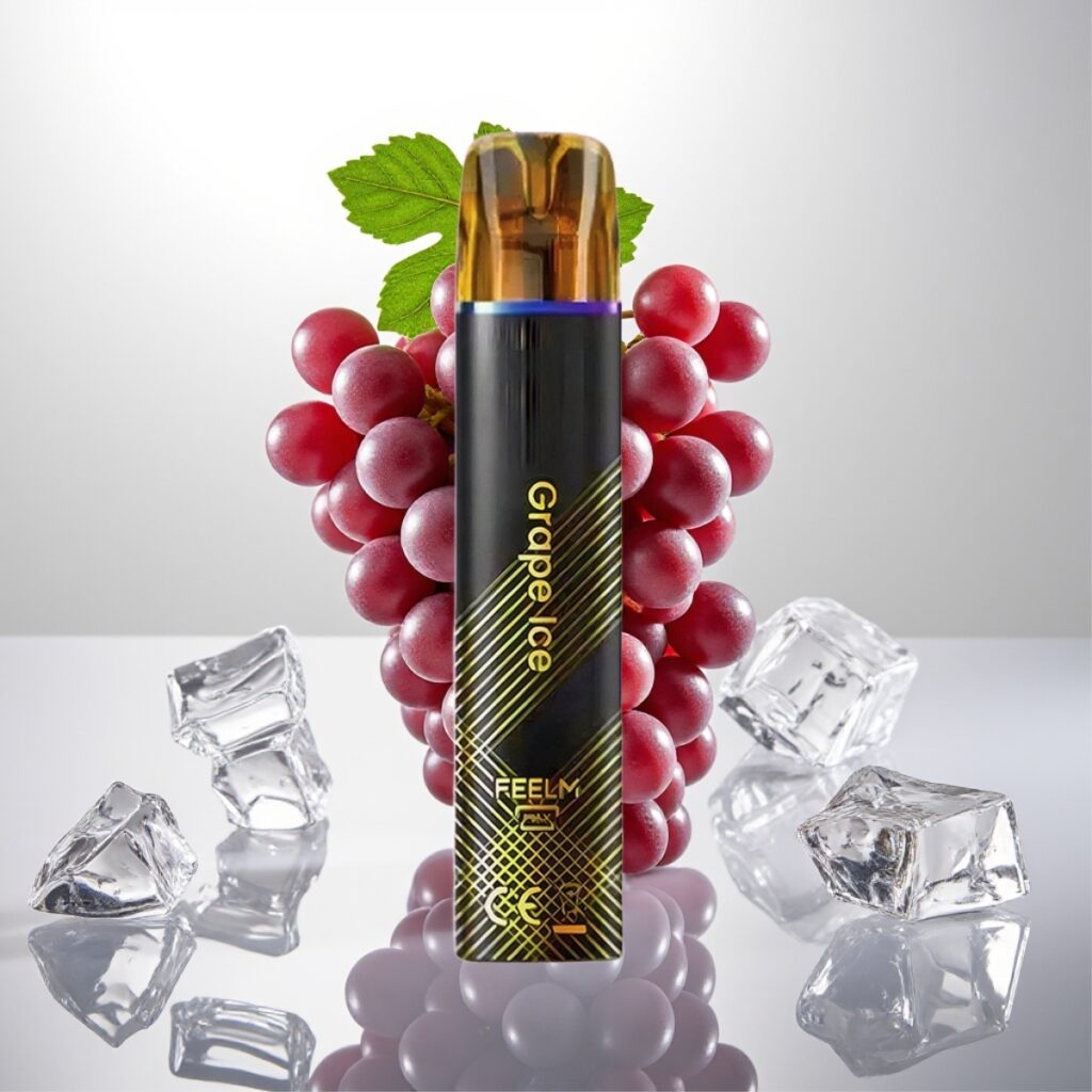 JNR Black&Golden 600+200 Puffs Engangs Vape - Drupe Is, 800 Puffs, 550mAh, 2ml E-Væske