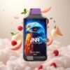 JNR Falcon 16000 Puffs Engangsvaper Hvit Fersken Razz – 850 mAh, 22ml, Dual Mesh Coil