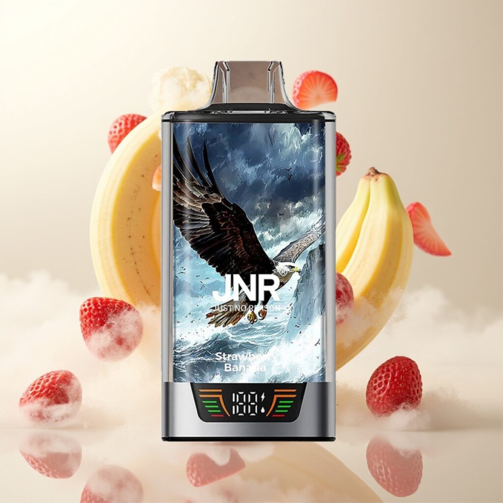 JNR Falcon Pro 28000 Engangs Vape Jordbær Banan – 30ml, 28000 Puff, 5% Nikotin, USB-C