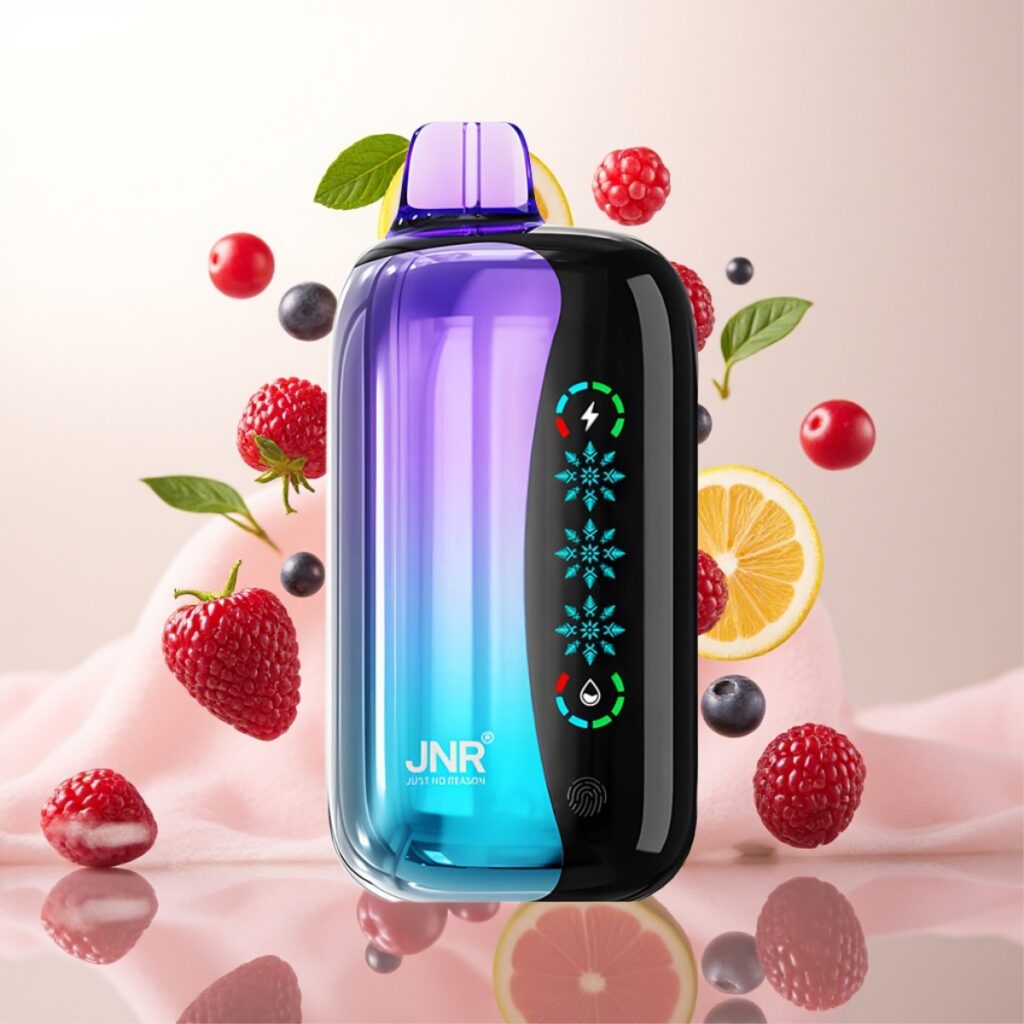 JNR Flex Ice 21000 Puffs Engangs Vape – Blandet Bær – 26ml E-væske, Justerbar Is, 1.2 Ohm Dual Mesh