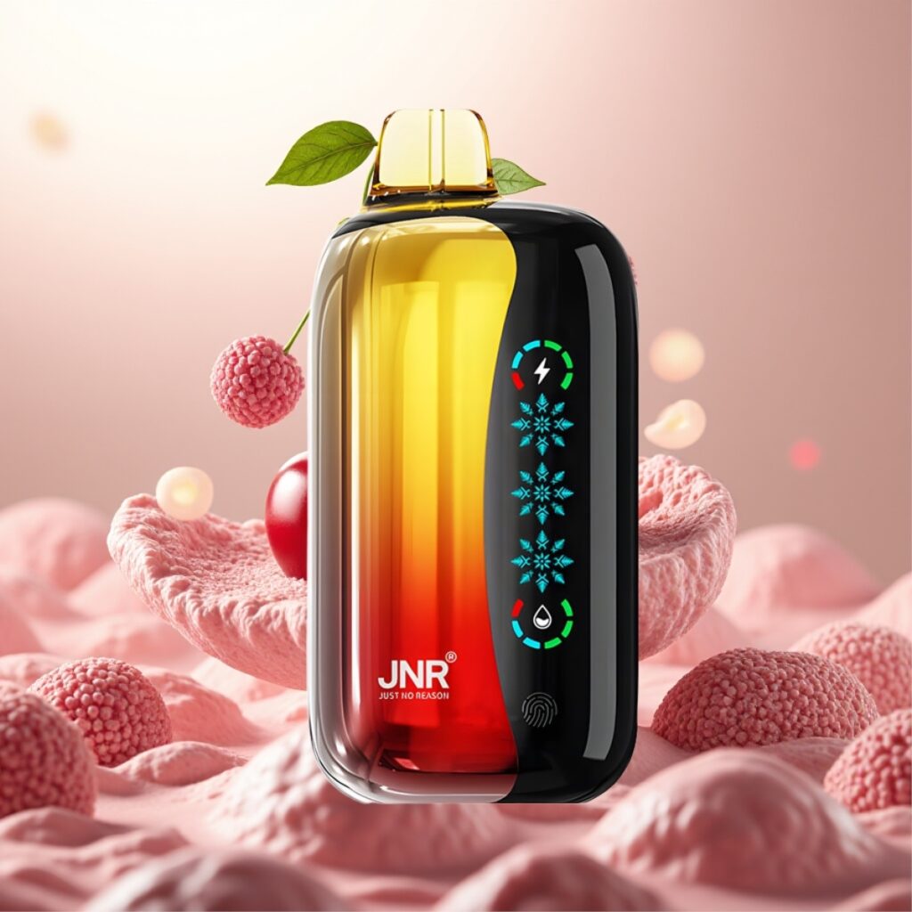 JNR Flex Ice 21000 Puffs Engangsvape – Isjusterbar, 26ml E-væske, 1.2 Ohm Dual Mesh, Kirsebær Cola