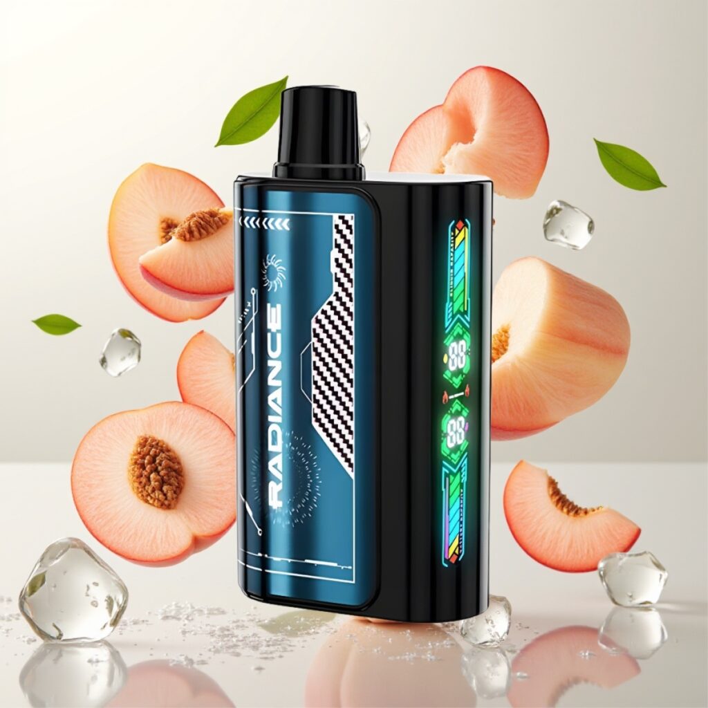JNR Radiance 31000 Puffs Engangs Vape SOMMERFERSKEN IS – 28ml E-liquid, 950 mAh Batteri, Type-C Lading