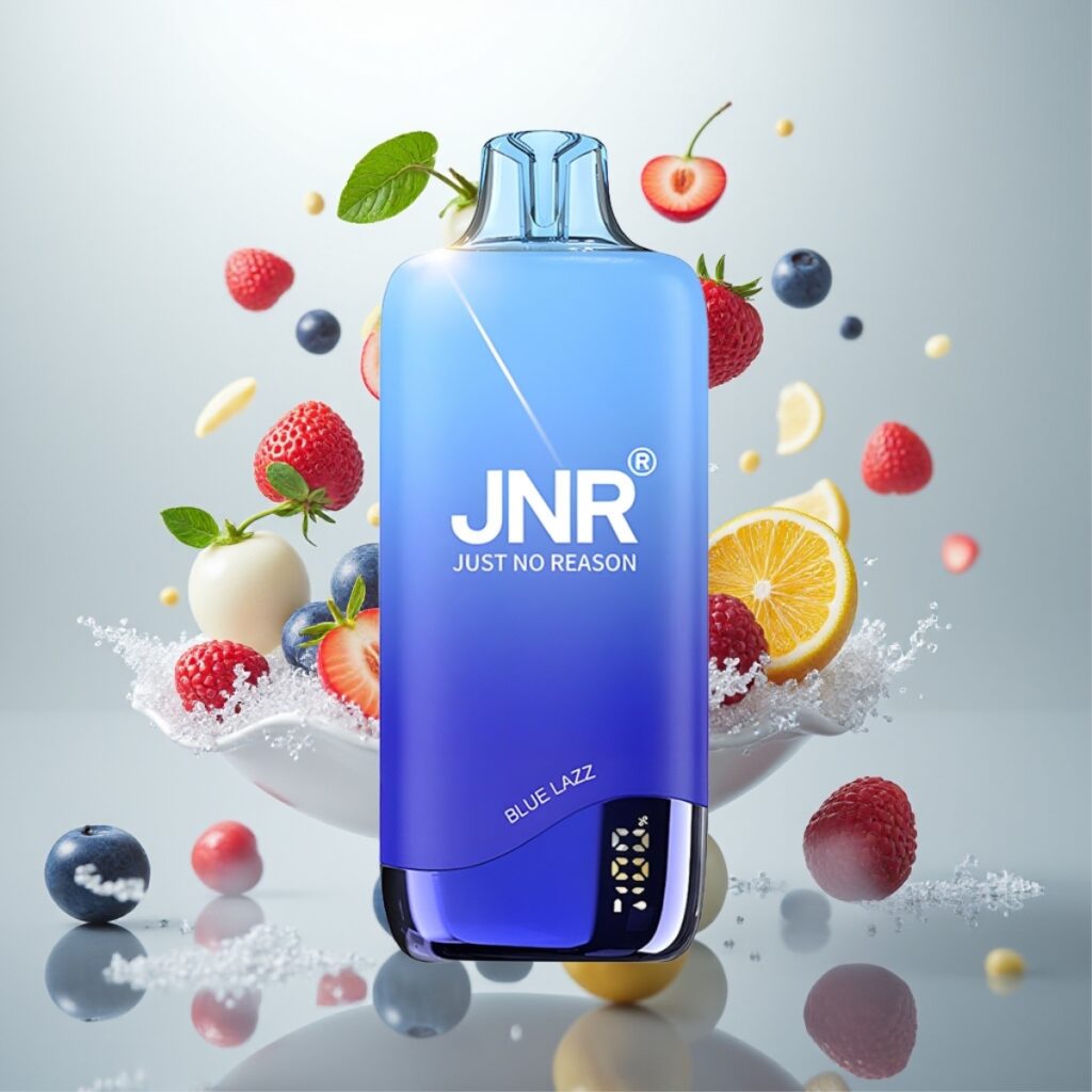 JNR Rainbow 10500 Puffs Engangs Vape – Blå Lazz, 10500 Puffs, 18ml, 600mAh