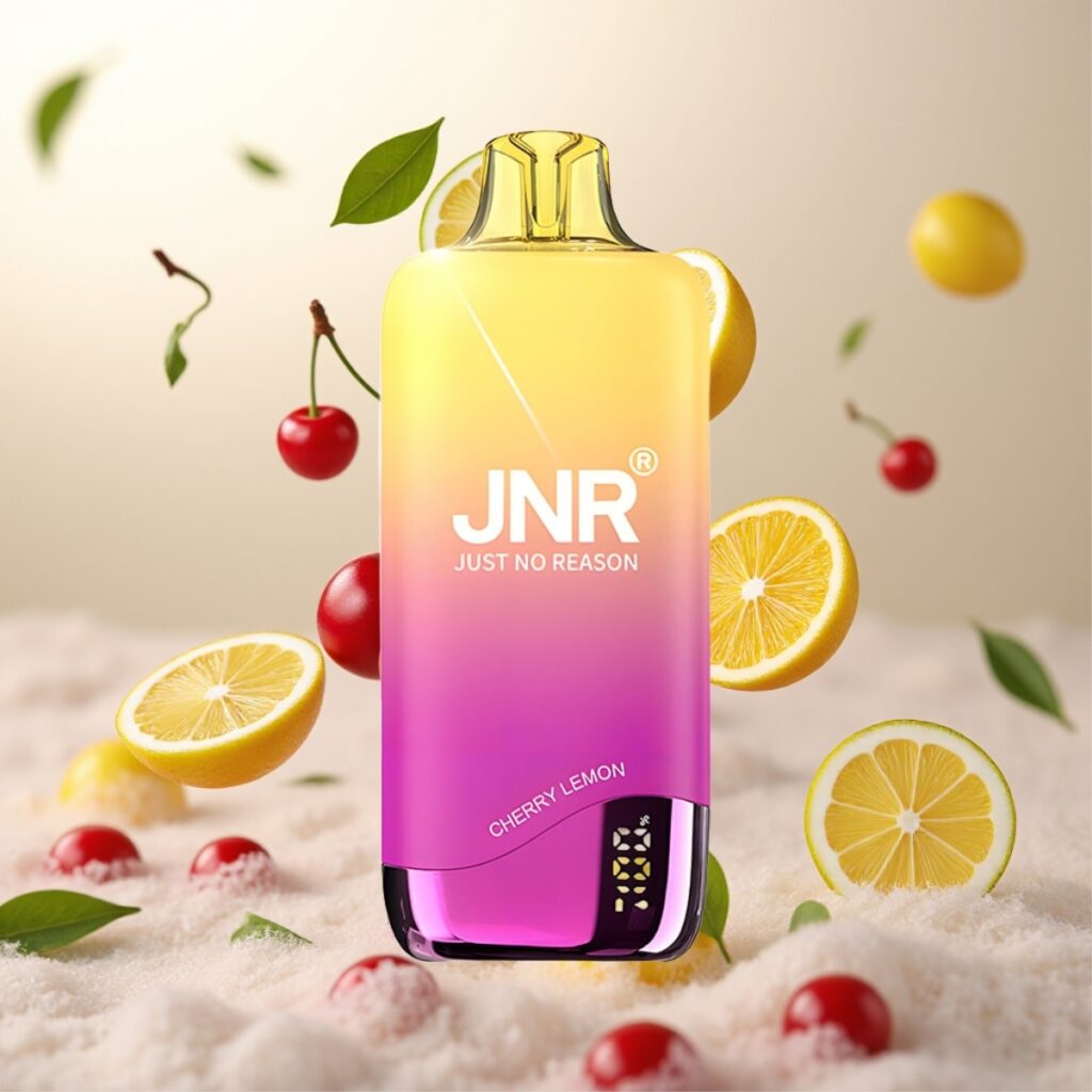 JNR Rainbow 10500 Puffs Engangs Vape Kirsebær Sitron – 10500 Puffs, 18ml, 600mAh