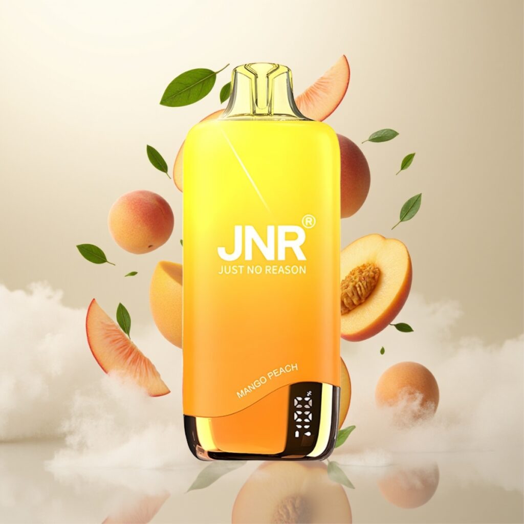 JNR Rainbow 10500 Puffs Engangs Vape Mango Fersken – 600mAh, 18ml, Type-C