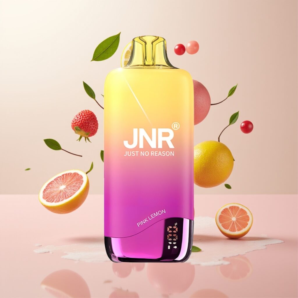 JNR Rainbow 10500 Puffs Engangs Vape Rosa Sitron – 10500 Puffs, 18ml, 600mAh