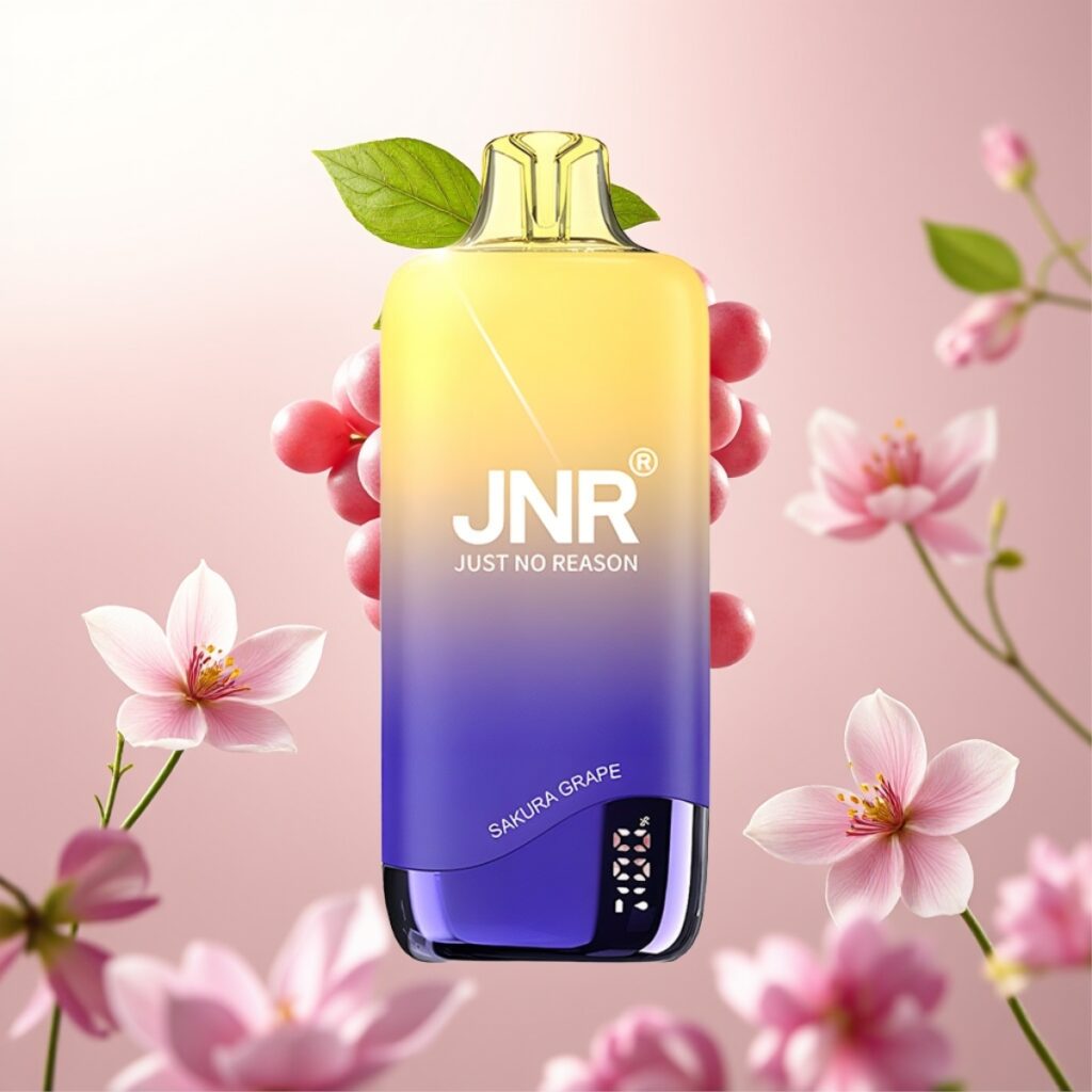 JNR Rainbow 10500 Puffs Engangs Vape Sakura Drue – 10500 Puffs, 18ml, USB-C