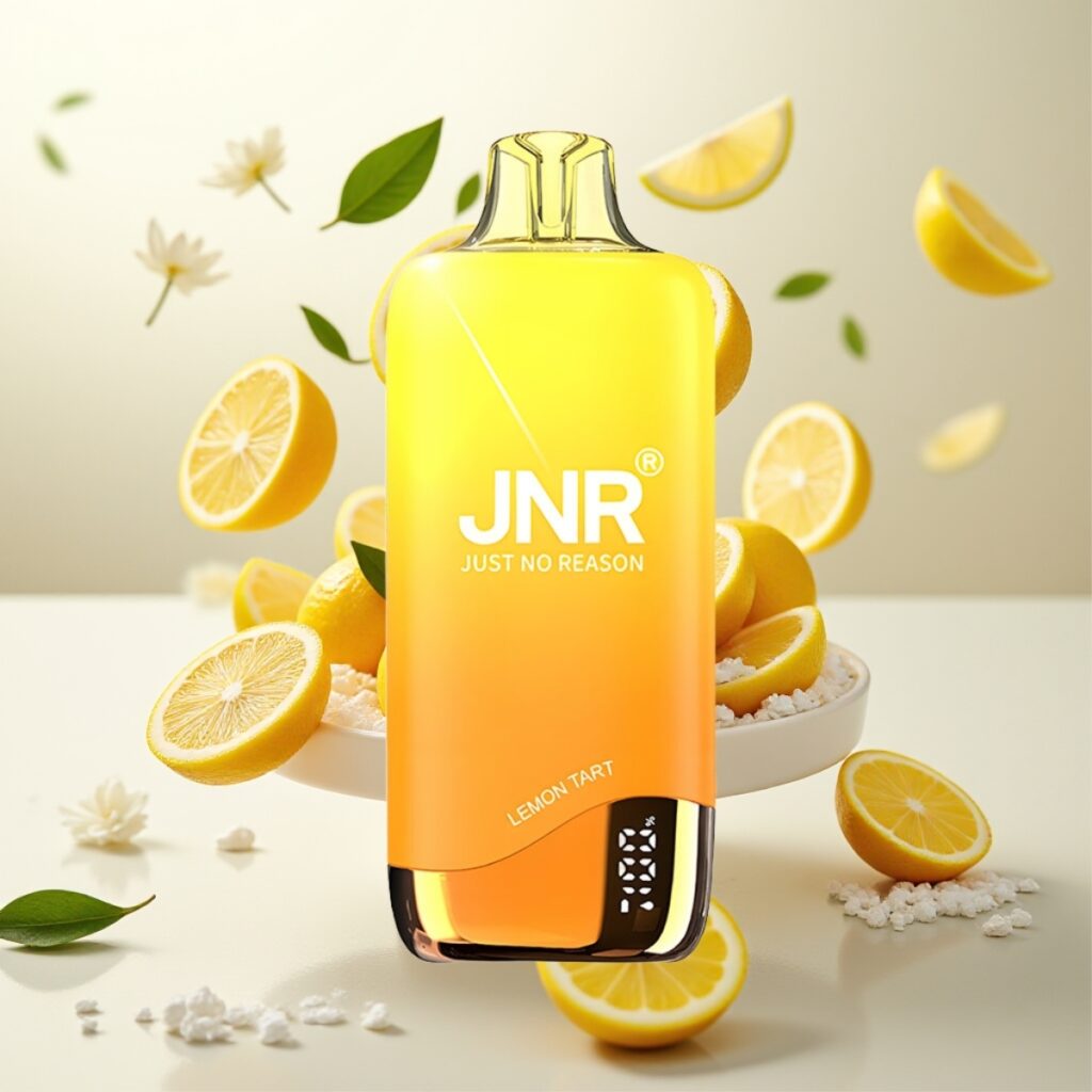 JNR Rainbow 10500 Puffs Engangs Vape Sitronterte – 10500 Puffs, 18ml, 600mAh