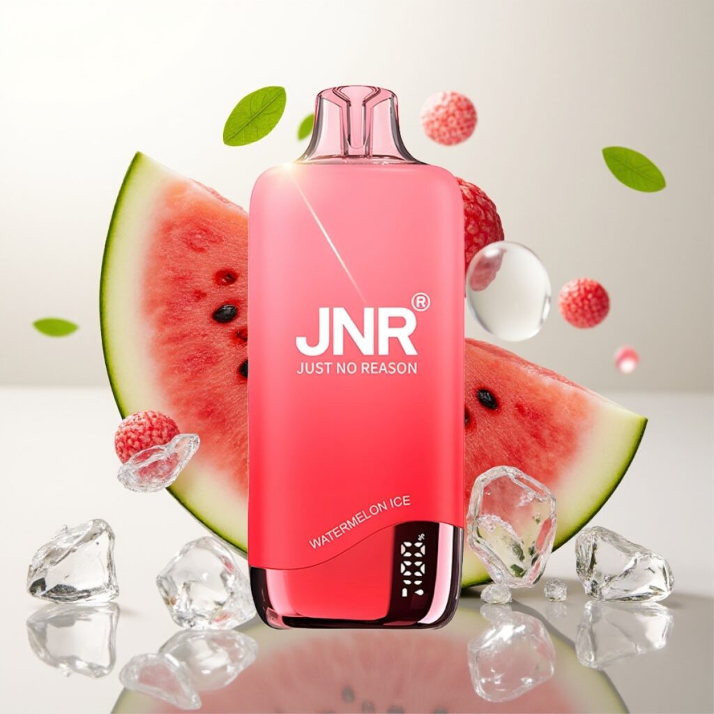 JNR Rainbow 10500 Puffs Engangs Vape Watermelon Is – 10500 Puffs, 18ml, 600mAh