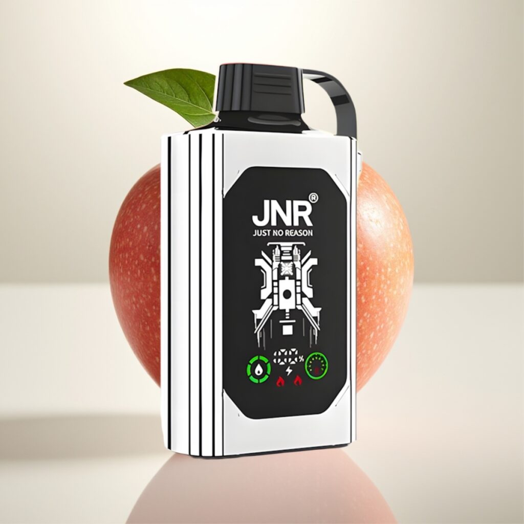 JNR Shisha Hookah Box 20500 Puffs Engangs Vape Dobbel Eple – HD Display, 25ml, Type-C Lading