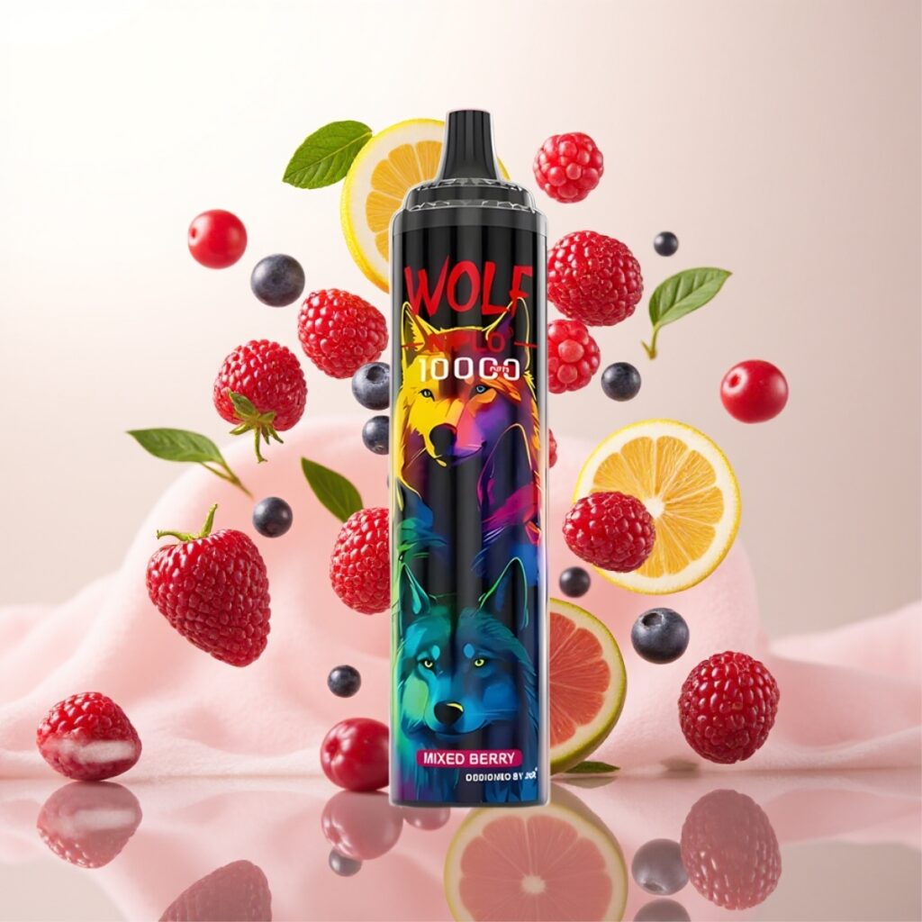 JNR Wolf Niplo 10000 Puffs Engangsvape Mixed Bær – 20ml, 650mAh, Type-C