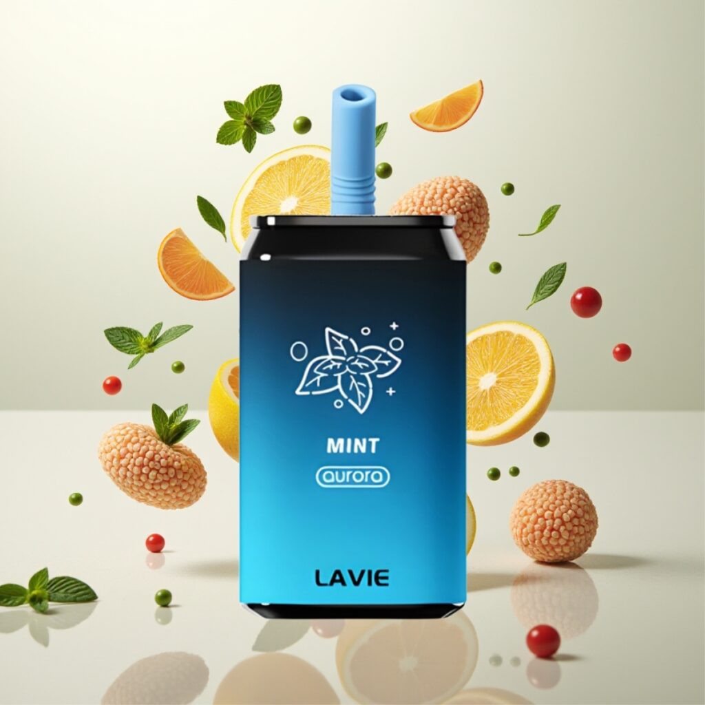 LAVIE Aurora 11000 Puffs – 22ML E-liquid, 650mAh batteri, Type C-lading, Mynte