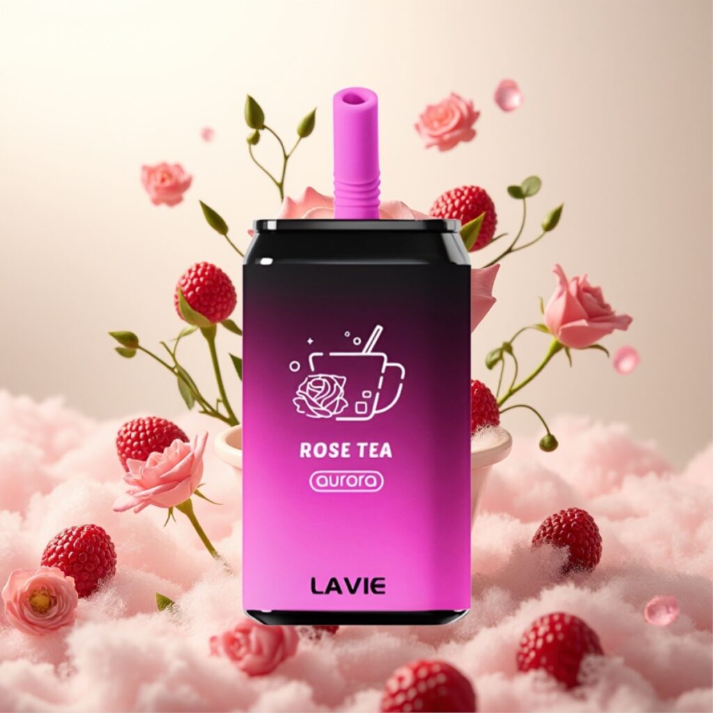 LAVIE Aurora 11000 Puffs Engangsvape Rosete – 22ML, 650mAh, Type C-lading