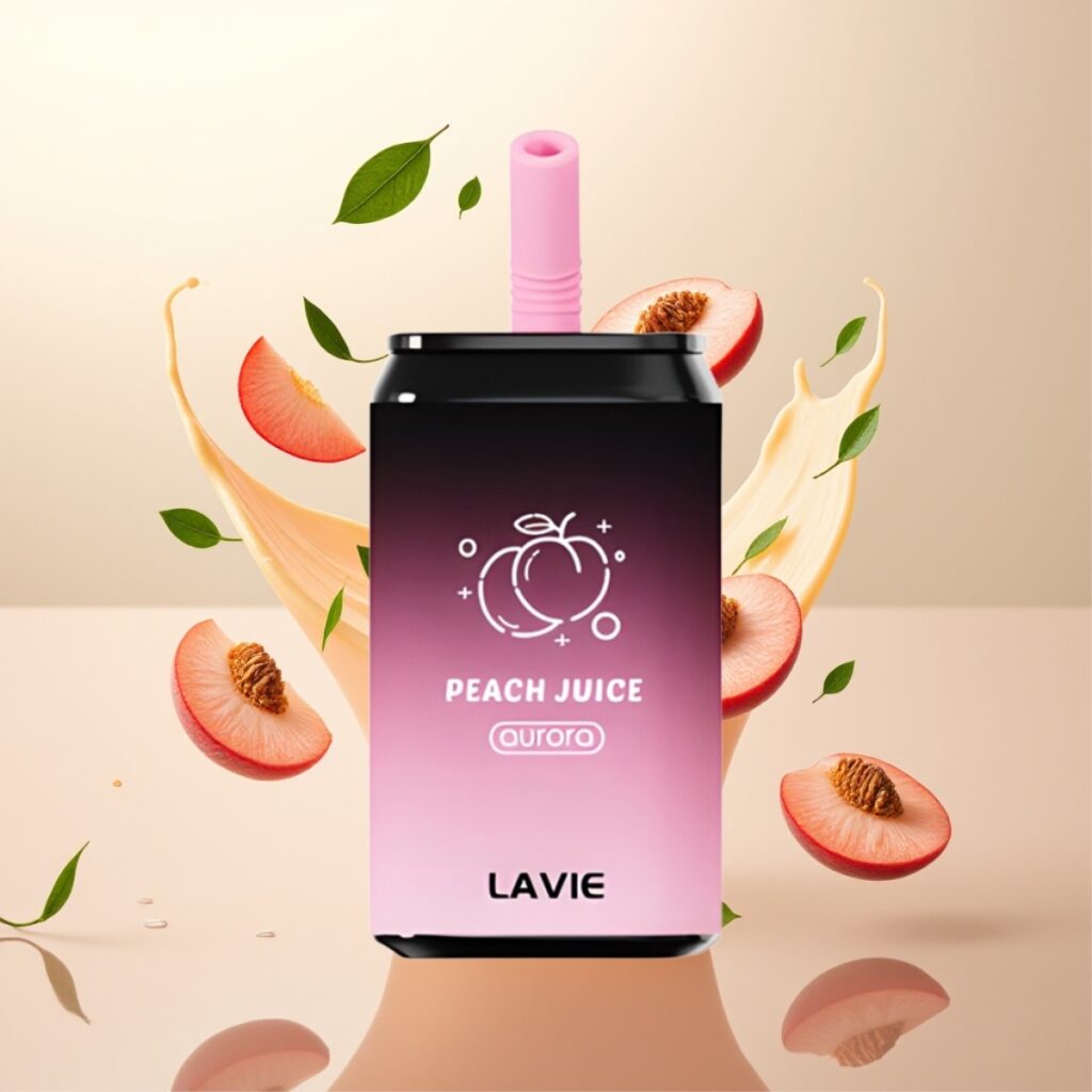 LAVIE Aurora 11000 Puffs Ferskenjuice – 22ML, 650mAh, Type C-lading