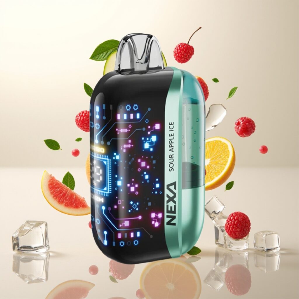 NEXA Ultra 50K Engangs Vape – Sur Eple Is, 20ml, 800mAh, 5% Nikotin