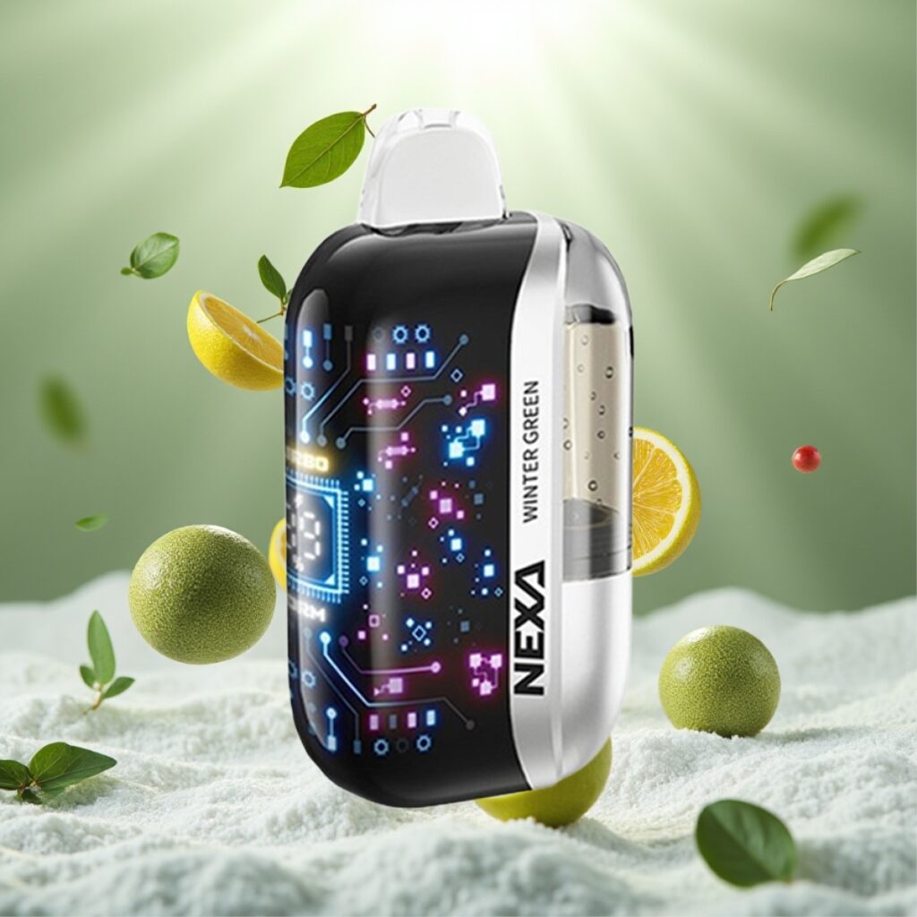 NEXA Ultra 50K Engangs Vape Vintergrønn – 20ml, 50000 Puffs, 5% Nikotin