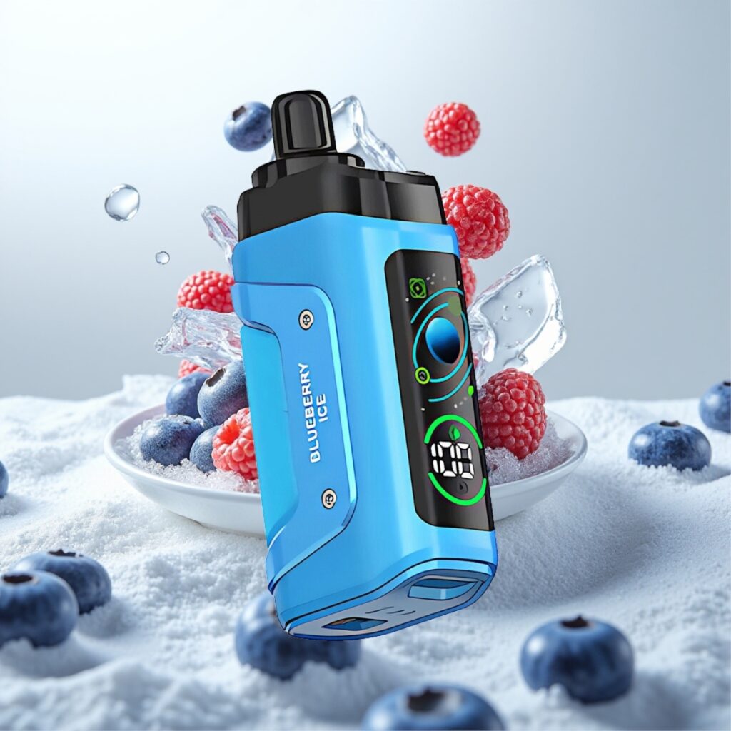 Razz Bar 45000 Puffs Engangs Vape Blåbæris – 1.0 Ohm Mesh, Justerbar Luftstrøm, 650 mAh Batteri