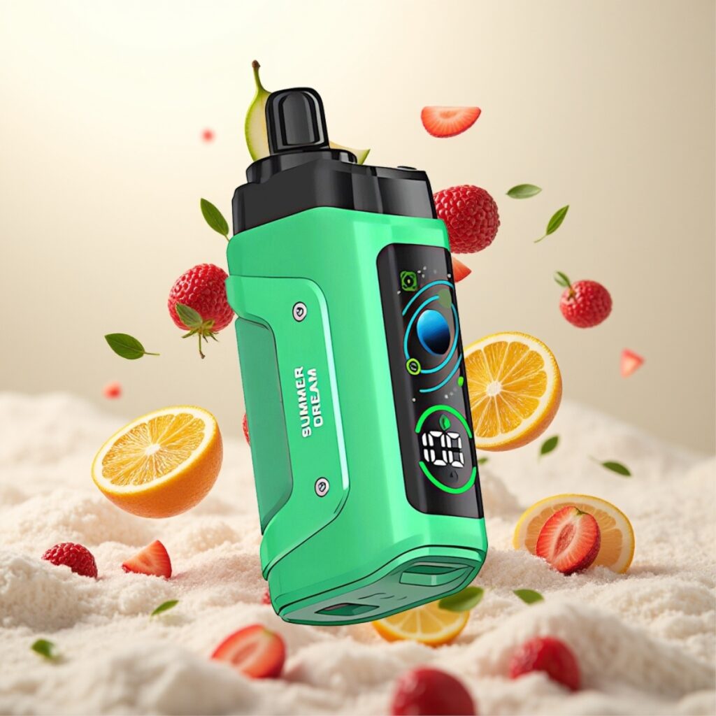 Razz Bar 45000 Puffs Engangs Vape Sommerdrøm – 45000 Puff, 1.0 Ohm Mesh Coil, Justerbar Luftstrøm