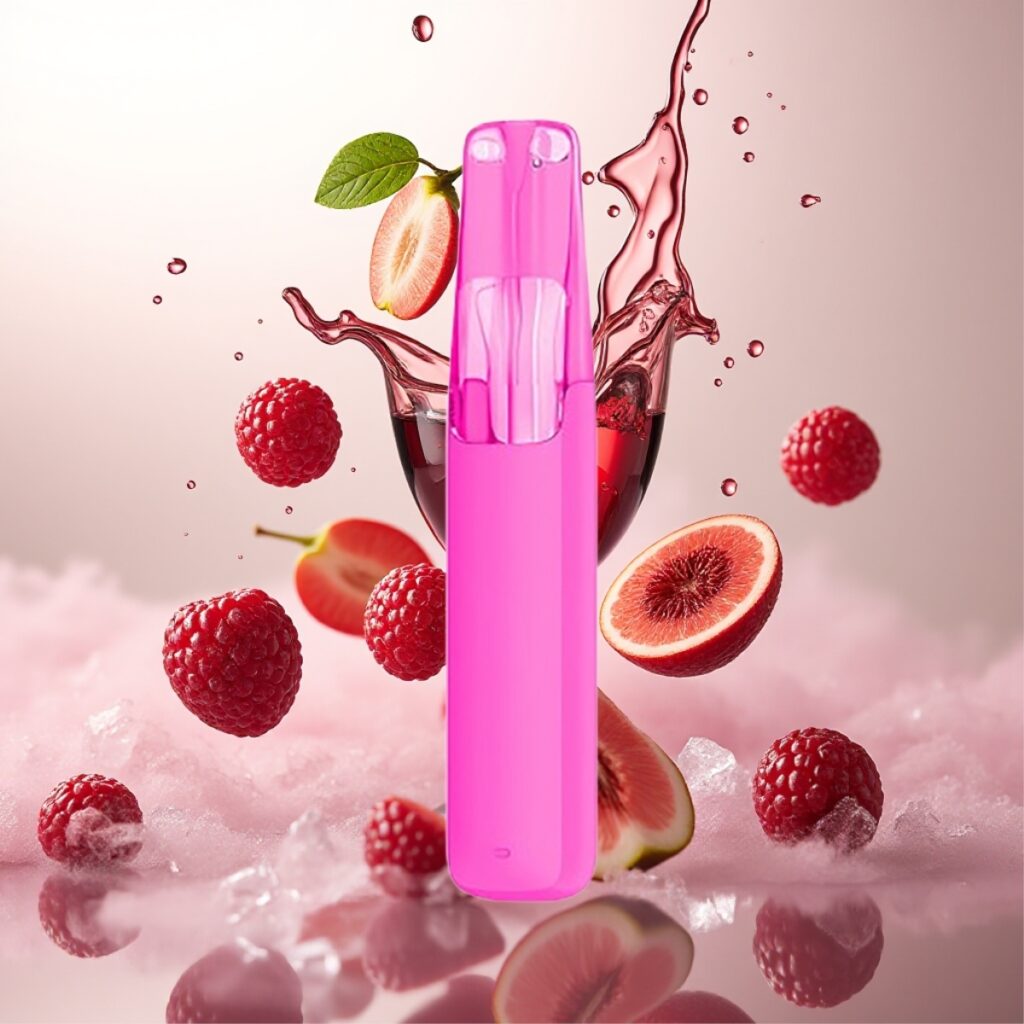 Snowplus Dash 4000 Puffs Engangsdevice – Rødvin Is, 7,5 ml, 4000 puffs, 530 mAh