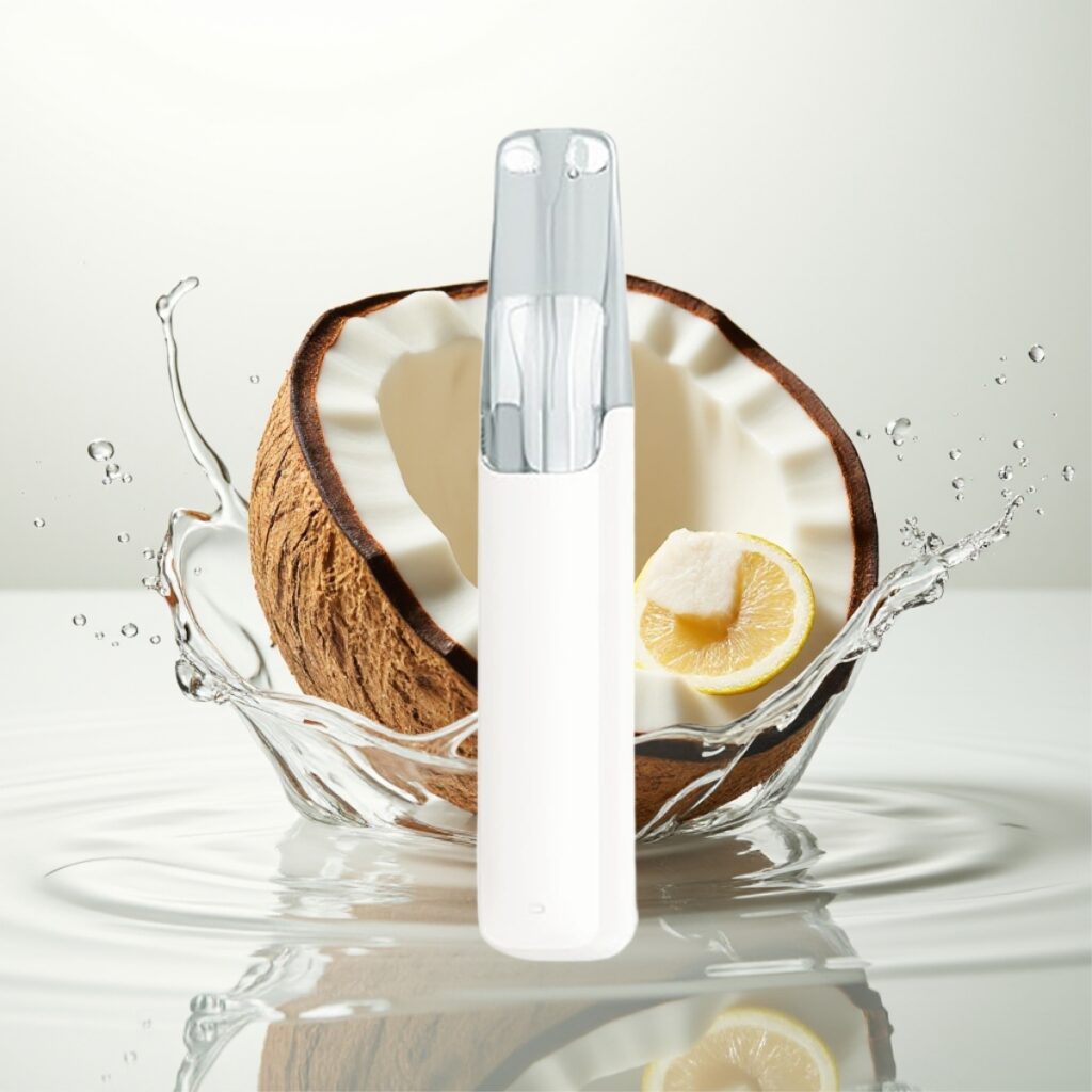 Snowplus Dash 4000 Puffs Engangsdevice med Kokosvann – 7,5 ml, 530 mAh, 4000 Puffs