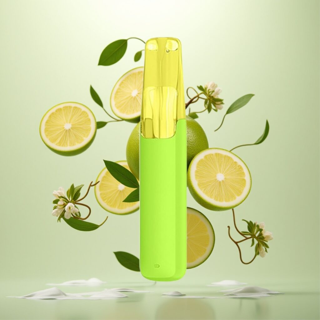 Snowplus Dash 4000 Puffs Engangsenhet – Keramisk atomizer, 530 mAh, 7,5 ml, Frisk Grønn