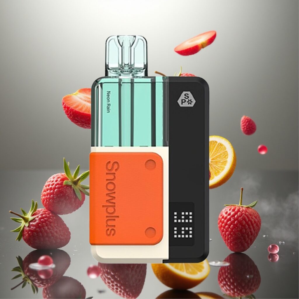 Snowplus Swift 5000 Puffs Prefilled Pod Kit Neon Regn – 1000 mAh, 2+10 ml, 2% nikotin