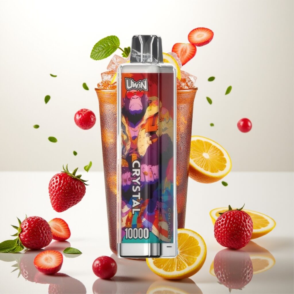 UWIN Crystal 10000 Puffs - 18ml, 10.000 trekk, Type-C lading, Cola Is