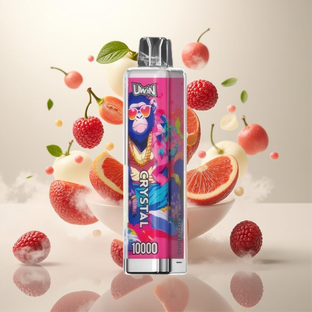 UWIN Crystal 10000 Puffs – 18ml, 650mAh, Type-C, 0.8 Ohm mesh coil