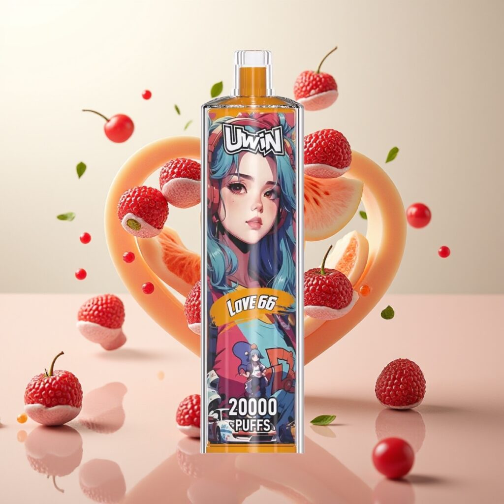 Uwin Shisha Hookah Crystal 20000 Puffs 0-5% Nikotin 22ml 650 mAh Type-C Mesh Coil